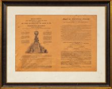 Ballooning Interest, two prints relating to the balloon flights taken during the Siege of Paris.