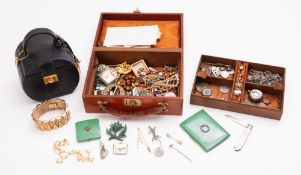 A parcel of various costume jewellery,