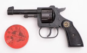A Rohm RG7 .22 calibre top venting six shot starting revolver, serial number 5602