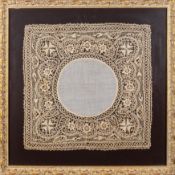 Two 19th Century lace panels.