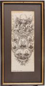 An early 20th Century German remembrance silk.
