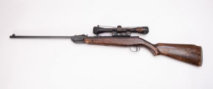 A Webley and Scott Falcon break barrel air rifle.