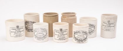 Four James Keiller & Sons Dundee Marmalade pots,