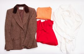 A ladies Jaeger brown tweed jacket, size 12,