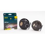 A Scientific Anglers System 2 4' fishing reel. Together with an Intrepid Rimfly Regular 3.