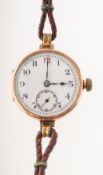 Moeris a gentleman's 1920s 9K gold wrist