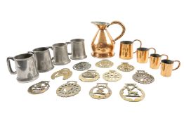 Various metal wares, to include a copper