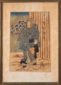 Utagawa Kunisada/Toyokuni III [1823-1880] a Japanese woodblock print of the Kabuki actor Sawamura