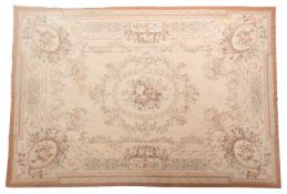 An Aubusson style flatweave carpet,