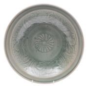 A Thai Swanankhalok celadon glazed stoneware bowl,