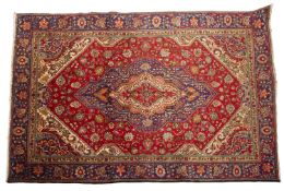 A Tabriz carpet,