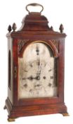 John Skinner, Exeter a mahogany bell-top Georgian bracket clock having an eight-day duration,