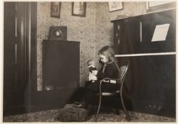 After Lewis Wicks Hine (USA, 1874-1940) - A study of a girl with a doll,