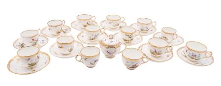 A Coalport part tea and coffee service,