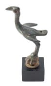 AN ITALIC BRONZE MODEL OF A BIRD CIRCA 6TH CENTURY B.C., 9.7cm.