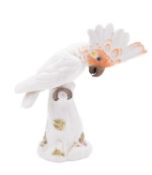 A Meissen porcelain Cockatoo modelled after the original by Johann Friedrich Eberlein,