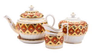 An Anstice, Horton & Rose Coalport part tea service,