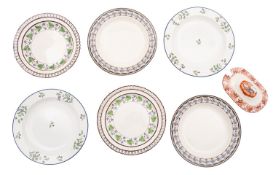 A small mixed lot of Wedgwood, Spode and other creamware, early 19th century,