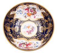 A large Coalport punch bowl,
