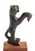 A ROMAN BRONZE PANTHER FIBULA, CIRCA 2ND CENTURY A.D.