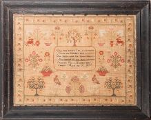 A William IV needlework sampler, the work of Charlotte Fox,