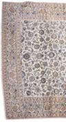 A Kashan carpet,
