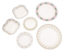 A group of six Wedgwood creamware dishes,