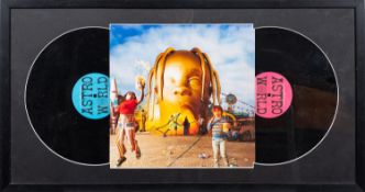 Travis Scott, Astroworld a signed 12' vinyl record.