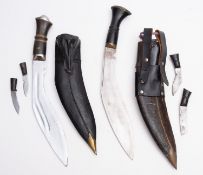 Two 20th Century Kukri knives.