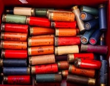 A mixed collection of 12 gauge cartridges. Including Holland & Holland, Eley, Poloxid and others.