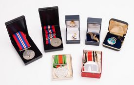 A WWII pair awarded to Sgt R Sweatland 625811.