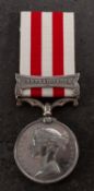A Victorian India Mutiny Medal to 'Pte. W Skinner 14th Light Dragoons'