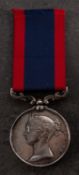 A Victorian Sutlej Medal with Sobraon 1846 reverse to 'John Walton 9th Lancers'