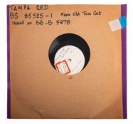 Test Pressing Tampa Red Mean Old Tom Cat issued on BB-B 5878