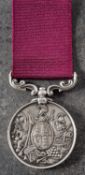 A Victorian Army Long Service & Good Conduct Medal to 'Sergt W Ferns Army Clothing Dept' *Notes-