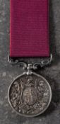 A Victorian Army Long Service & Good Conduct Medal to 'Qr Mr Sgt T langdown C of Mil Staff