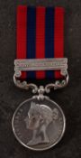 A Victorian India General Service Medal with Northwest Frontier clasp