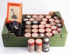 An Edison Gem Phonograph. Serial number 23024, together with a collection of Edison Records etc.
