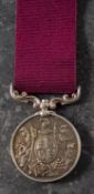 A Victorian Army Long Service & Good Conduct Medal to '19084 Qr M Sgt J Vessey RA'