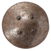 A 19th century Indian steel dhal,