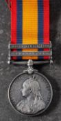 A Queens South Africa Medal with two clasps Transvaal and South Africa 1902 to '10582 Sappr D A