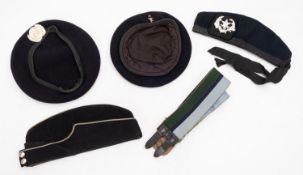 A Royal Signals Stable Belt, Forage cap,