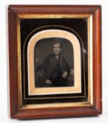 A group of four late 19th Century Ambrotype portraits.