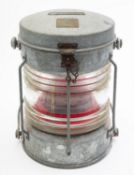 A Seahorse 'Not Under Command' lamp number 72670, fitted later electrical conversion, 38cm high.