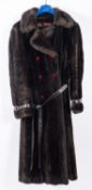 A 1960s faux fur coat.