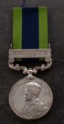 An India General Service Medal to '3436634 L- Cpl A T Foxell CMSC'.