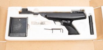 A BSA Scorpion break barrel air pistol. Serial number 14352, .