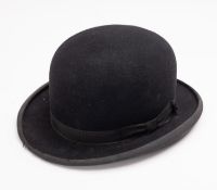 A 20th Century British black felt bowler hat.
