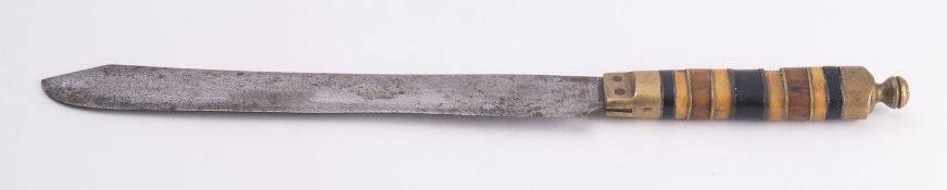 An early 20th century Burmese machete.
