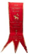 A French cotton Church Banner;